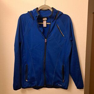 Champion Blue Zip Up Hoodie Size Medium